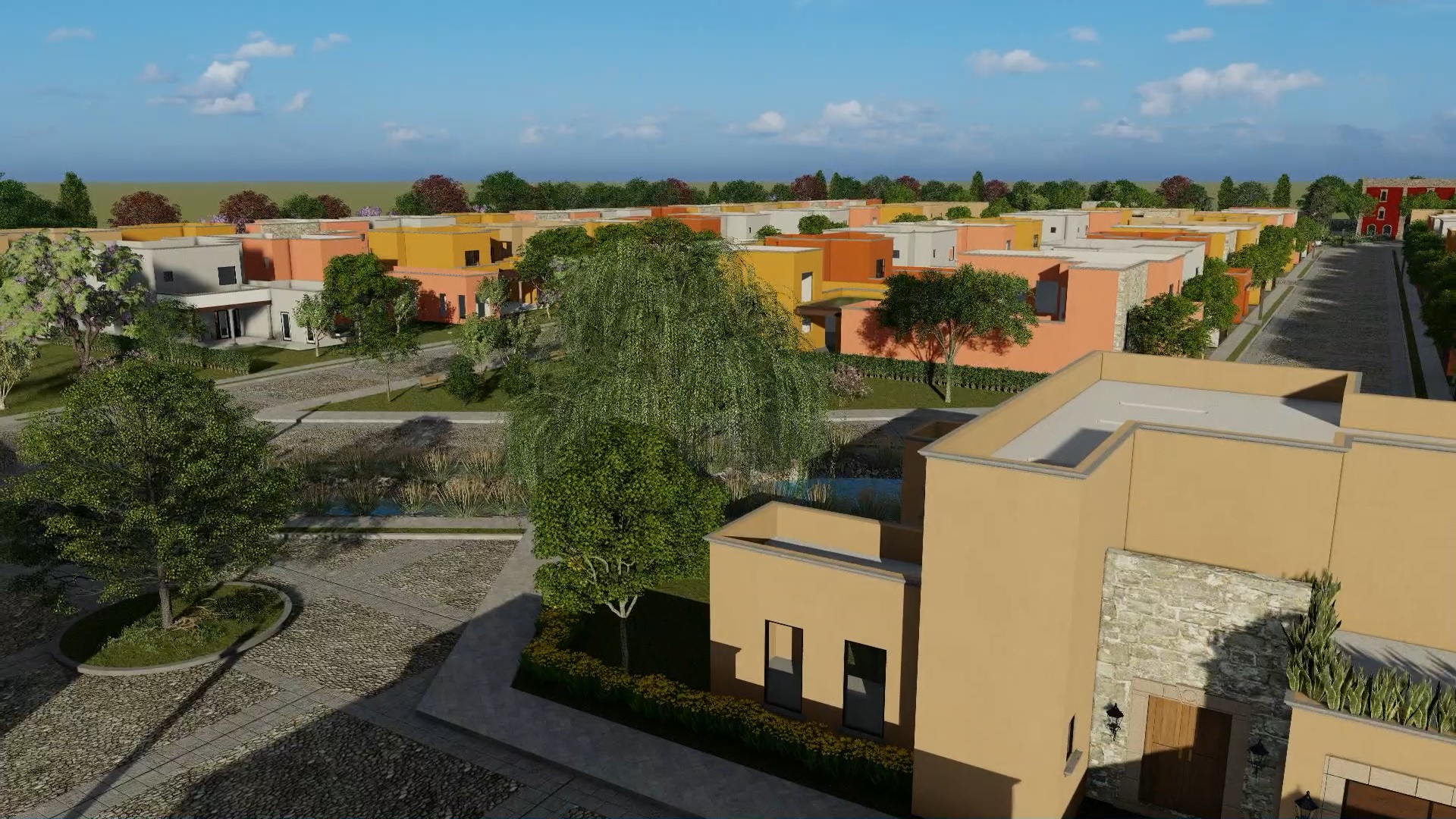 Perspectiva aérea zona VIP